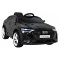 Audi E-Tron Sportback pre deti Čierny + Ovládač + Pohon 4x4 + Pomalý štart + Rádio MP3 + LED