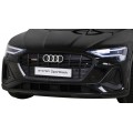 Audi E-Tron Sportback pre deti Čierny + Ovládač + Pohon 4x4 + Pomalý štart + Rádio MP3 + LED