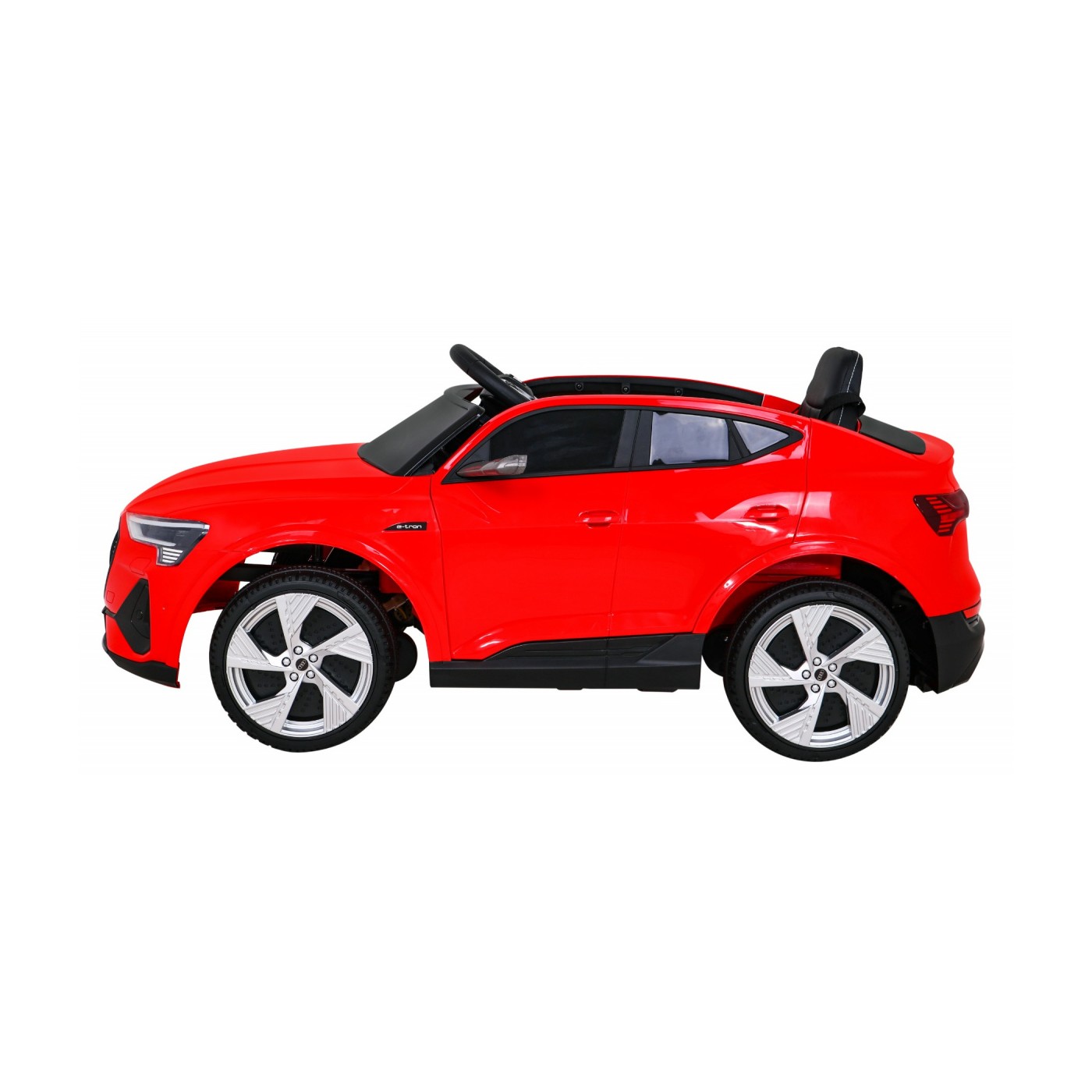 Audi E-Tron Sportback pre deti Červený + Ovládač + Pohon 4x4 + Pomalý štart + Rádio MP3 + LED
