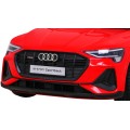 Audi E-Tron Sportback pre deti Červený + Ovládač + Pohon 4x4 + Pomalý štart + Rádio MP3 + LED