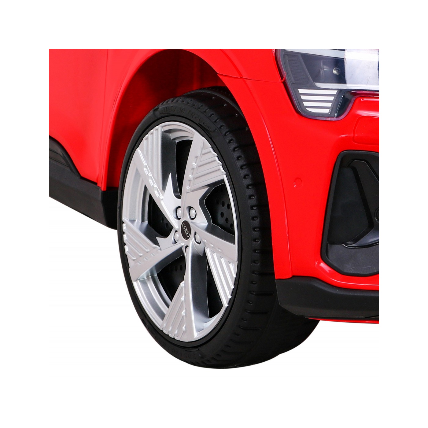 Audi E-Tron Sportback pre deti Červený + Ovládač + Pohon 4x4 + Pomalý štart + Rádio MP3 + LED