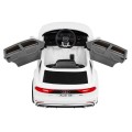 Audi Q8 Lift na batériu pre deti Biely + Ovládač + EVA + Pomalý štart + MP3 USB + LED
