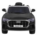 Audi Q8 Lift na batériu pre deti Čierny + Ovládač + EVA + Pomalý štart + MP3 USB + LED