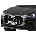 Audi Q8 Lift na batériu pre deti Čierny + Ovládač + EVA + Pomalý štart + MP3 USB + LED