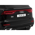 Audi Q8 Lift na batériu pre deti Čierny + Ovládač + EVA + Pomalý štart + MP3 USB + LED