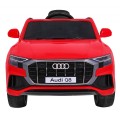 Audi Q8 Lift na batériu pre deti Červený + Ovládač + EVA + Pomalý štart + MP3 USB + LED