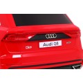 Audi Q8 Lift na batériu pre deti Červený + Ovládač + EVA + Pomalý štart + MP3 USB + LED