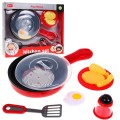 Interaktívna panvica pre deti 3+ Funkcia smaženia + Zvuky Svetlá + Hračkové jedlo meniace farbu