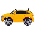 Audi Q8 Lift na batériu pre deti Žltý + Ovládač + EVA + Pomalý štart + MP3 USB + LED