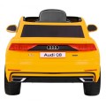 Audi Q8 Lift na batériu pre deti Žltý + Ovládač + EVA + Pomalý štart + MP3 USB + LED