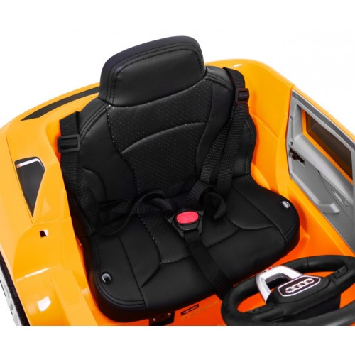 Audi Q8 Lift na batériu pre deti Žltý + Ovládač + EVA + Pomalý štart + MP3 USB + LED