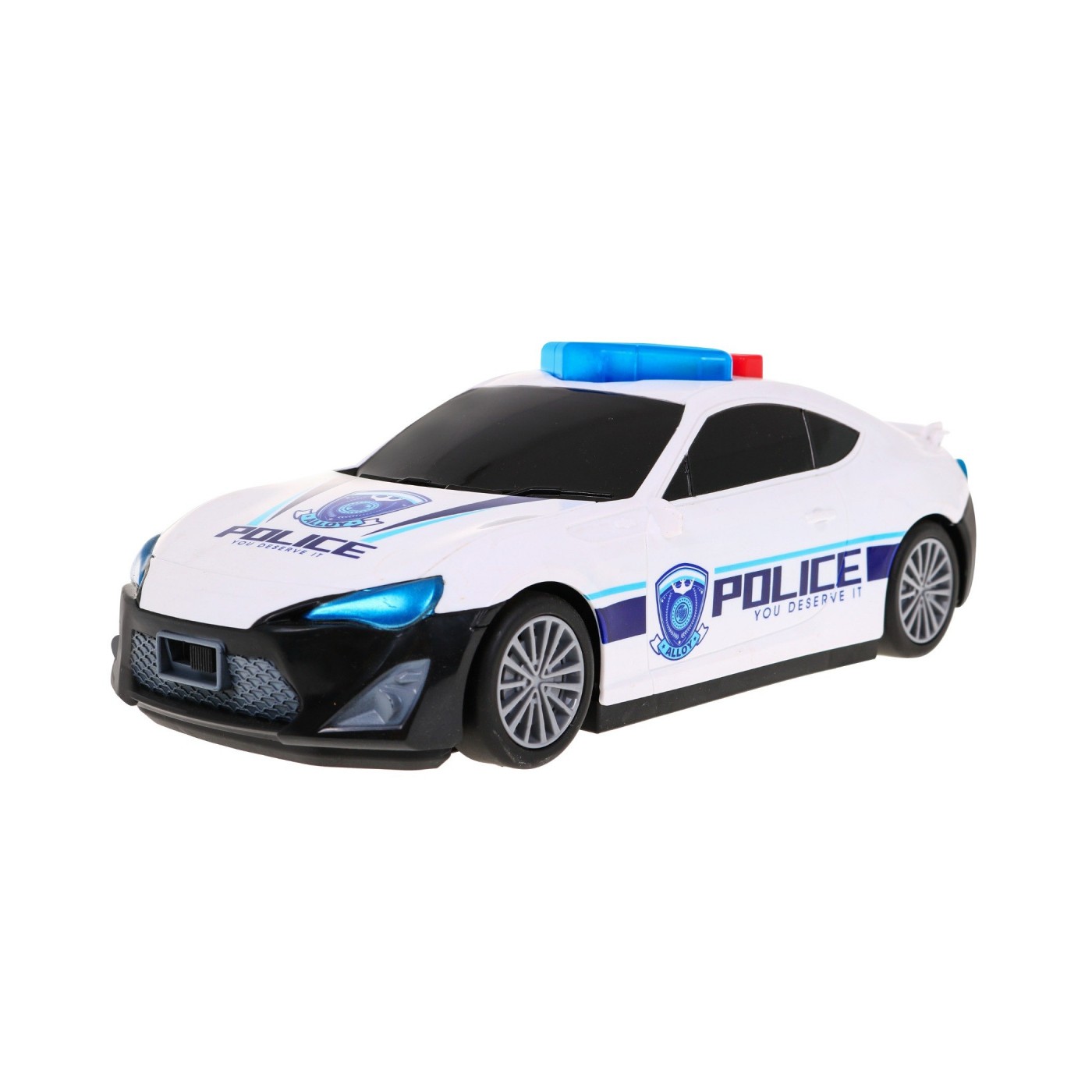 Policajné auto 2v1 pre deti 3+ Skrytý priestor na autíčka + 3 Autíčka + Zvuky Svetlá