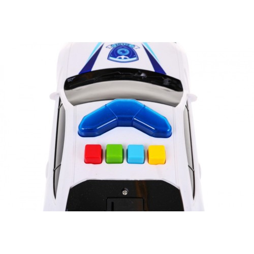 Policajné auto 2v1 pre deti 3+ Skrytý priestor na autíčka + 3 Autíčka + Zvuky Svetlá