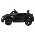 Audi R8 na batériu pre deti Čierny + Ovládač + EVA + Pomalý štart + MP3 LED
