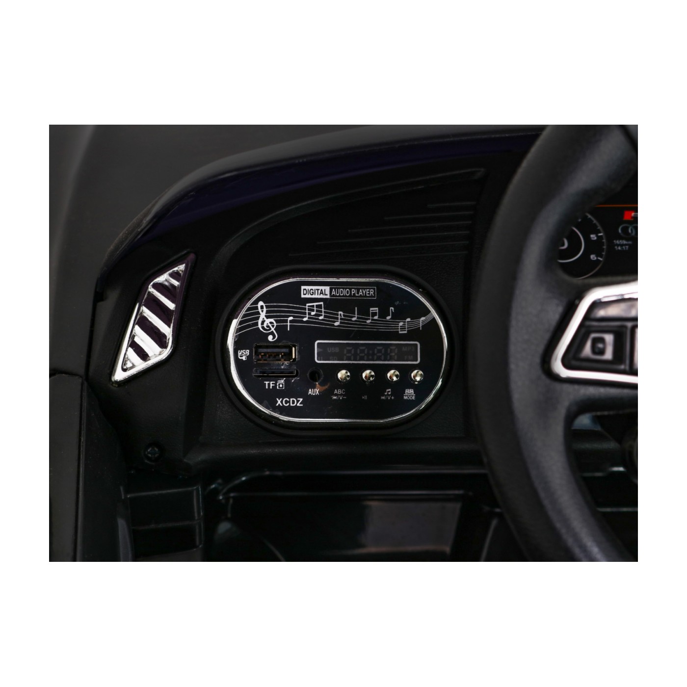 Audi R8 na batériu pre deti Červený + Ovládač + EVA + Pomalý štart + MP3 LED