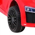 Audi R8 na batériu pre deti Červený + Ovládač + EVA + Pomalý štart + MP3 LED