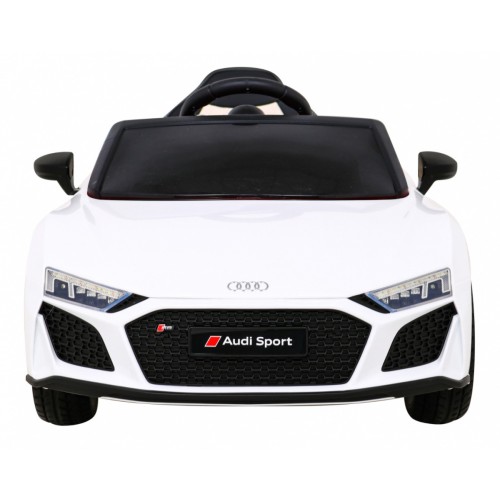 Audi R8 LIFT Autíčko na batériu Biely + Ovládač + Kolesá EVA + MP3 + LED