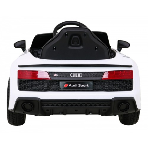 Audi R8 LIFT Autíčko na batériu Biely + Ovládač + Kolesá EVA + MP3 + LED