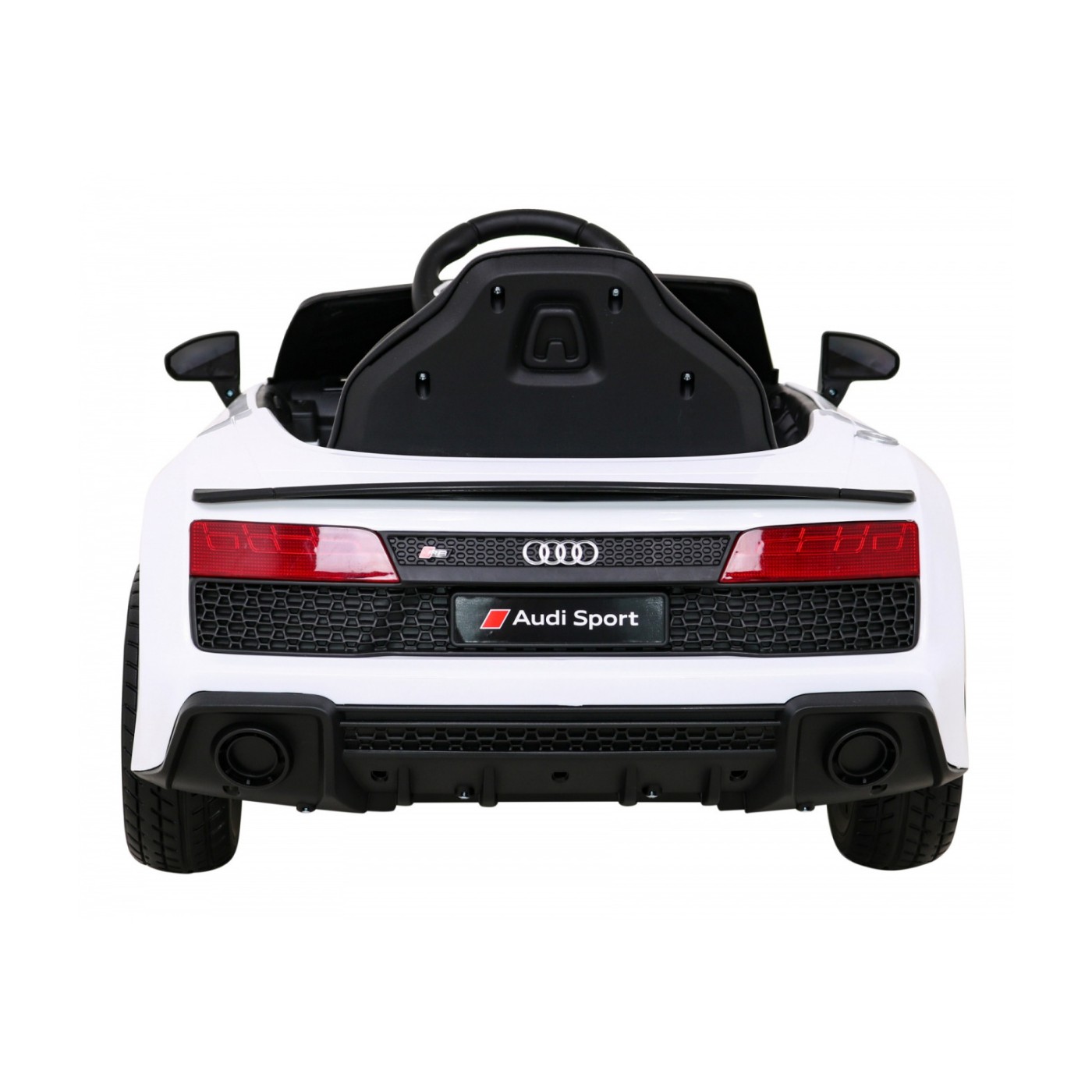 Audi R8 LIFT Autíčko na batériu Biely + Ovládač + Kolesá EVA + MP3 + LED