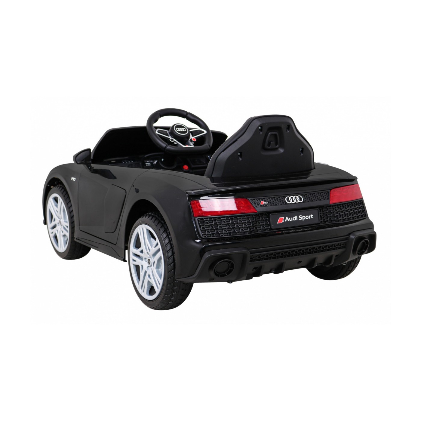 Audi R8 LIFT Autíčko na batériu Čierny + Ovládač + Kolesá EVA + MP3 + LED