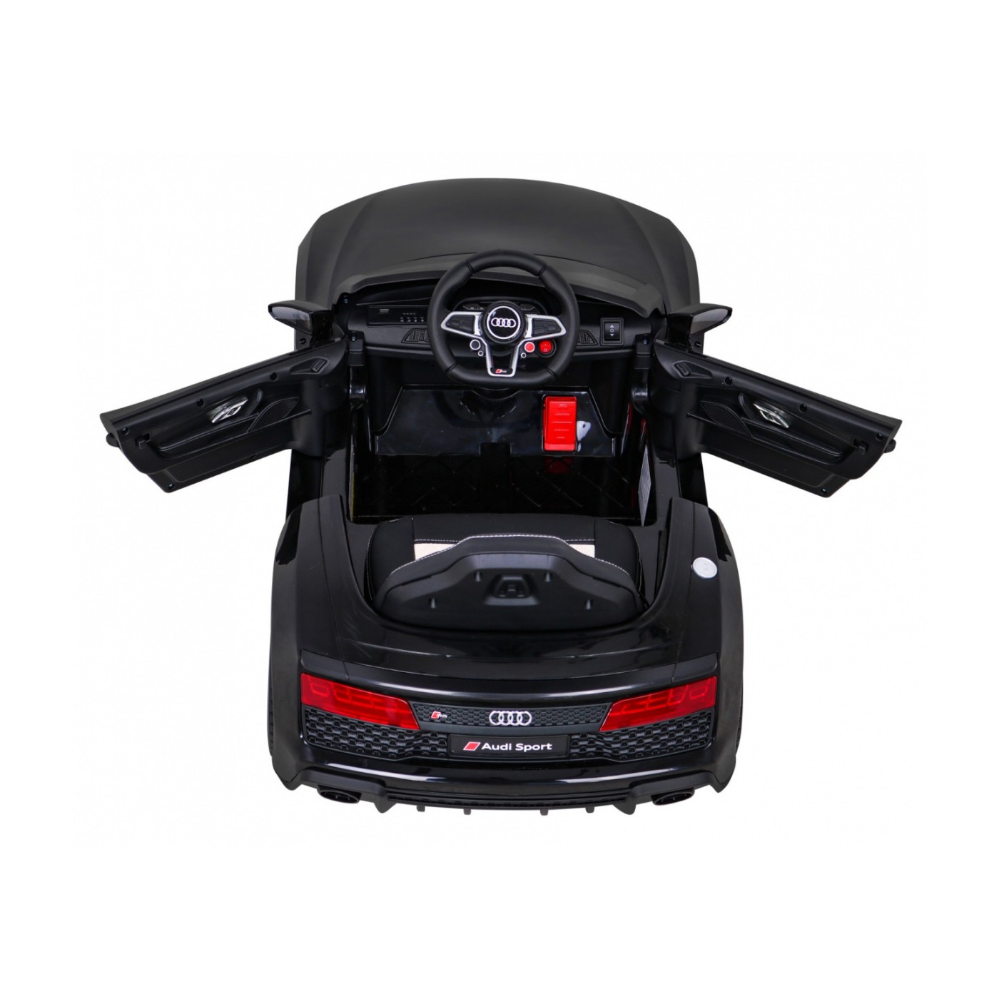 Audi R8 LIFT Autíčko na batériu Čierny + Ovládač + Kolesá EVA + MP3 + LED