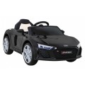 Audi R8 LIFT Autíčko na batériu Čierny + Ovládač + Kolesá EVA + MP3 + LED