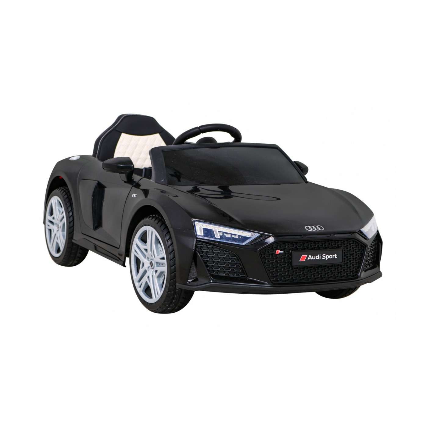 Audi R8 LIFT Autíčko na batériu Čierny + Ovládač + Kolesá EVA + MP3 + LED