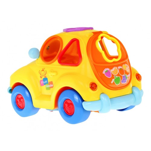 Interaktívne autíčko sorter 2v1 pre deti 18m+ Senzorická hračka