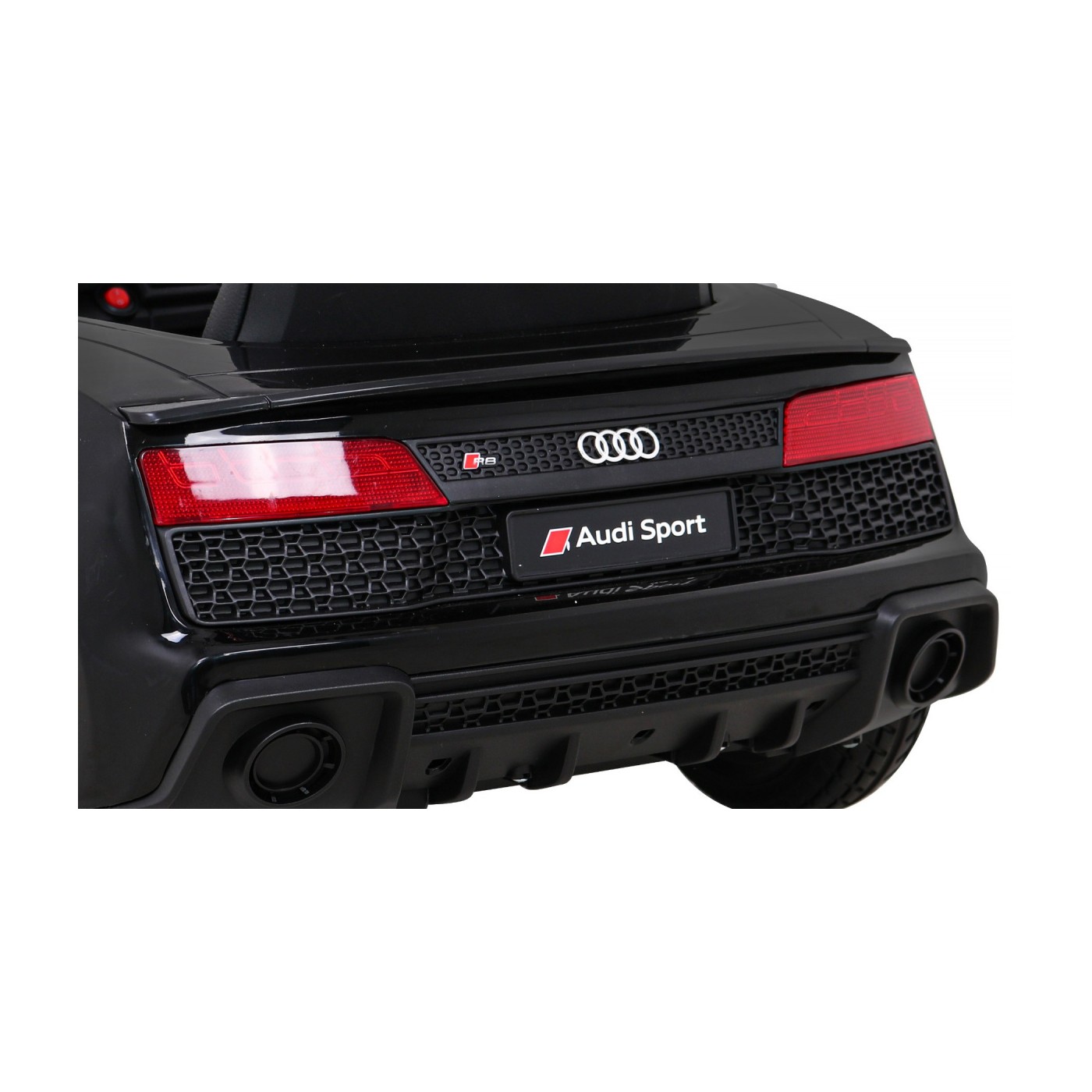 Audi R8 LIFT Autíčko na batériu Čierny + Ovládač + Kolesá EVA + MP3 + LED