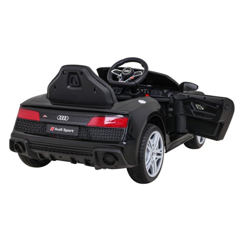 Audi R8 LIFT Autíčko na batériu Čierny + Ovládač + Kolesá EVA + MP3 + LED