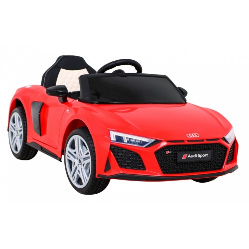 Audi R8 LIFT Autíčko na batériu Červený + Ovládač + Kolesá EVA + MP3 + LED