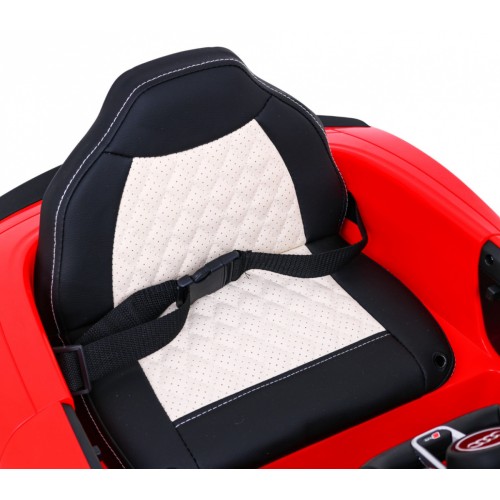 Audi R8 LIFT Autíčko na batériu Červený + Ovládač + Kolesá EVA + MP3 + LED