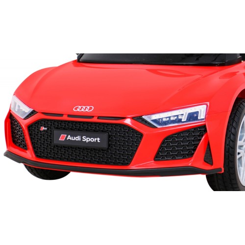 Audi R8 LIFT Autíčko na batériu Červený + Ovládač + Kolesá EVA + MP3 + LED