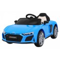 Audi R8 LIFT Autíčko na batériu Modrý + Ovládač + Kolesá EVA + MP3 + LED