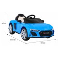 Audi R8 LIFT Autíčko na batériu Modrý + Ovládač + Kolesá EVA + MP3 + LED
