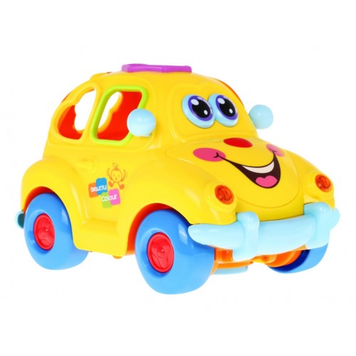 Interaktívne autíčko sorter 2v1 pre deti 18m+ Senzorická hračka