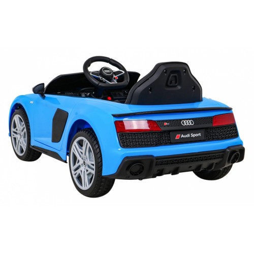 Audi R8 LIFT Autíčko na batériu Modrý + Ovládač + Kolesá EVA + MP3 + LED