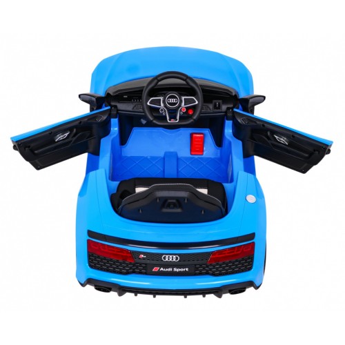 Audi R8 LIFT Autíčko na batériu Modrý + Ovládač + Kolesá EVA + MP3 + LED