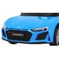Audi R8 LIFT Autíčko na batériu Modrý + Ovládač + Kolesá EVA + MP3 + LED