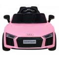 Audi R8 na batériu pre deti Ružový + Ovládač + EVA + Pomalý štart + MP3 LED