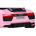 Audi R8 na batériu pre deti Ružový + Ovládač + EVA + Pomalý štart + MP3 LED