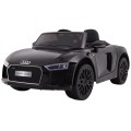 Audi R8 Spyder na batériu Čierny + Ovládač + EVA + Pomalý štart + Rádio MP3 + LED
