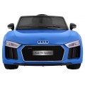 Audi R8 Spyder na batériu Lakovaný Modrý + Ovládač + EVA + Pomalý štart + Rádio MP3 + LED