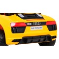 Audi R8 na batériu pre deti Žltý + Ovládač + EVA + Pomalý štart + MP3 LED