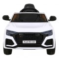 Audi RS Q8 Autíčko na batériu Biely + Ovládač + Pomalý štart + EVA + LED + MP3 USB