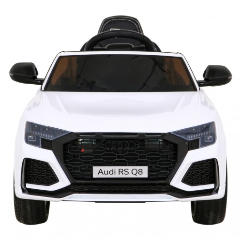 Audi RS Q8 Autíčko na batériu Biely + Ovládač + Pomalý štart + EVA + LED + MP3 USB