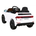 Audi RS Q8 Autíčko na batériu Biely + Ovládač + Pomalý štart + EVA + LED + MP3 USB