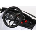 Audi RS Q8 Autíčko na batériu Biely + Ovládač + Pomalý štart + EVA + LED + MP3 USB