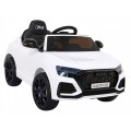 Audi RS Q8 Autíčko na batériu Biely + Ovládač + Pomalý štart + EVA + LED + MP3 USB