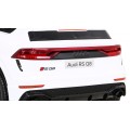 Audi RS Q8 Autíčko na batériu Biely + Ovládač + Pomalý štart + EVA + LED + MP3 USB